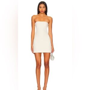 MISCREANTS  Crepe Cupid Dress in Ivory